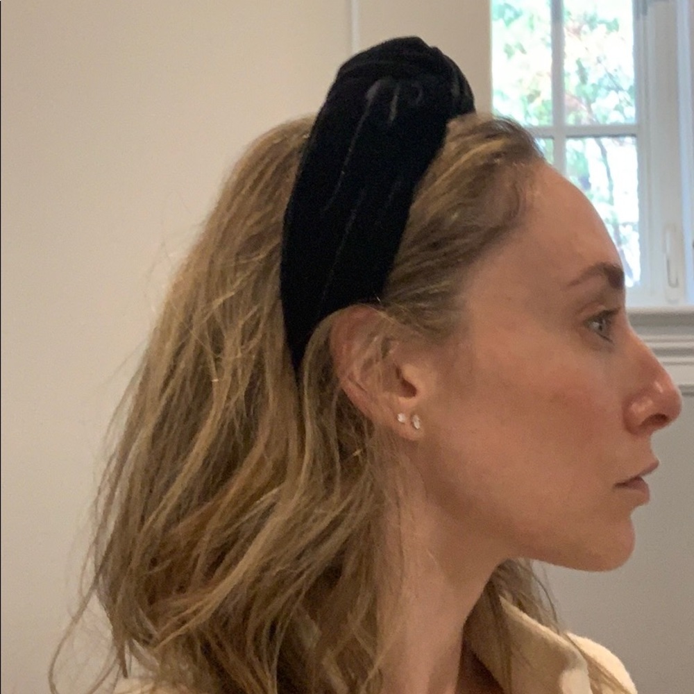 Top Knot Velvet Headband